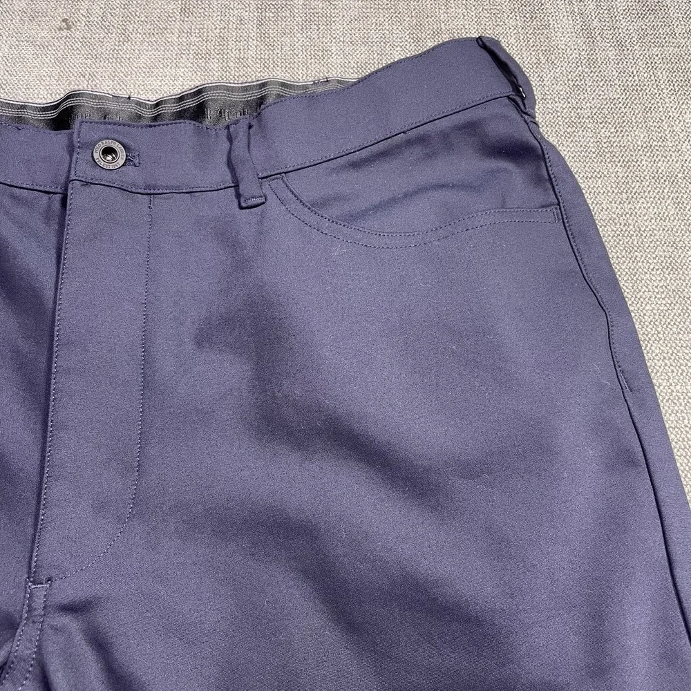 Polo Ralph Lauren Slim Fit Performance Chino Pants Mens 36x32 Navy Blue Cotton